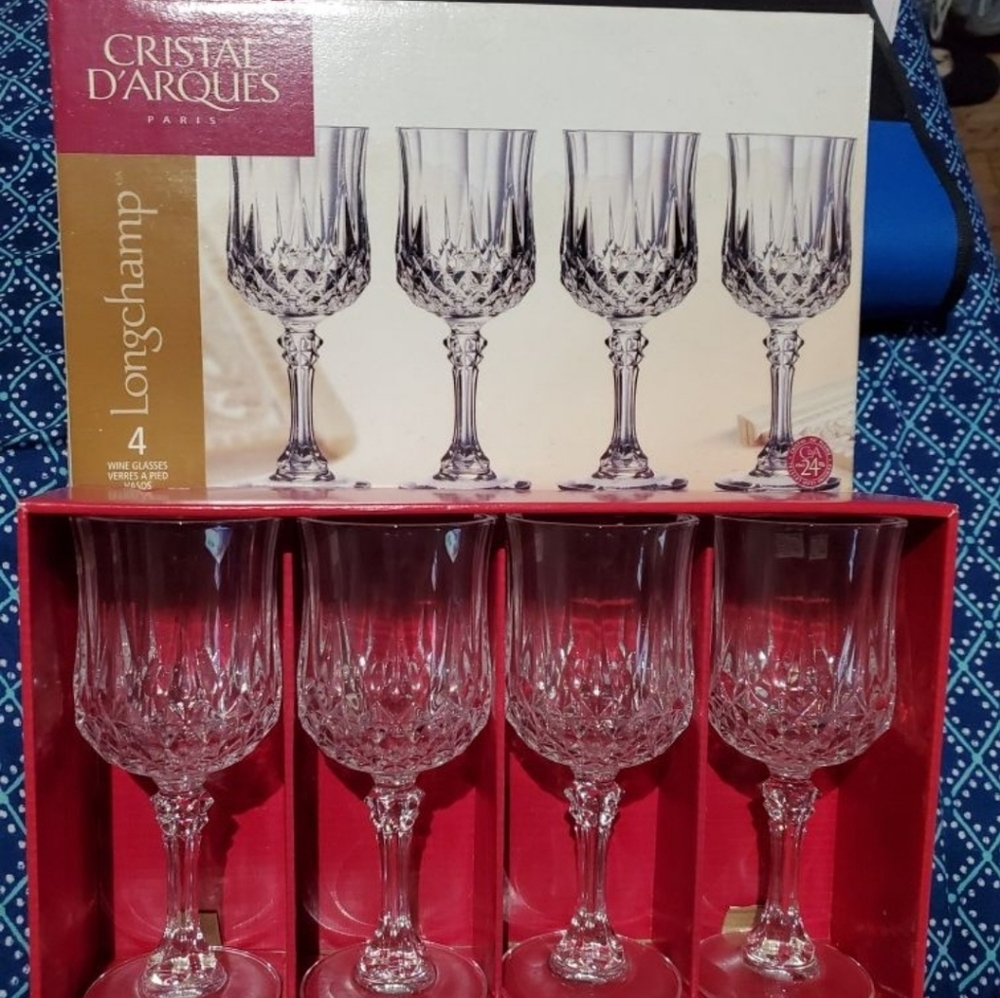 Cristal D'Arques wine glasses